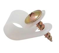 Drip&Fresh C5118 Lot de 10 Colliers de Serrage en Plastique avec vis pour Tuyau de pulvérisation 3/8"