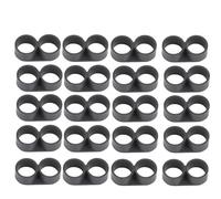 Drip Irrigation End Caps 100Pcs | 16mm & 20mm Tube End Plugs for Garden Irrigation Systems | Sturdy Plastic Water Tube Fittings for Greenhouse/Patio/Lawn (16mm)