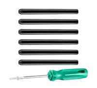 Drip System Sprinkler Heads, 7 Pieces Adjustable Garden Irrigation Emitters with Screwdriver, Drip Irrigations Sprayer Kit for Lawn Patio Pathway Backyard Driveway Flower Bed