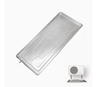 Drip Tray with Drain, Drain pan,Rustproof Air Conditioner Drip Tray,Thickened Galvanized Drip Tray,Condensate Drainage Tray,Reinforced,Various Sizes(93 * 44 * 3cm)