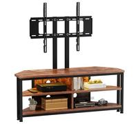 Dripex Meuble TV avec Support Réglable et LED pour TVs et Ecrans LCD LED de 32 à 70 Pouces