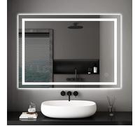 DRIPEX Miroir de Salle de Bain avec Éclairage LED et Intelligent,Commande par effleurement,50x70CM