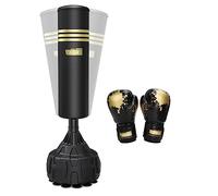 Dripex Sac de Frappe sur Pied avec Gants Sac de Boxe 165 cm pour Adulte Punching Ball Autoportant Équipement pour Boxe, Kick-Boxing, Arts Martiaux, MMA