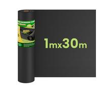 Dripex Toile de Paillage, Géotextile Non Tissé 1mx30m Toile de Paillage, 100g/m² Anti-Mauvaises Herbes, Perméable à l'eau, Résiste Rayons UV