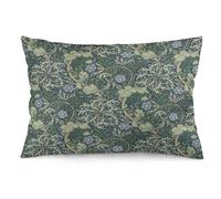 Dripglw Housse de coussin vintage victorienne classique William Morris - 30,5 x 50,8 cm - En velours - Décoration d'intérieur - Pour lit, canapé, canapé