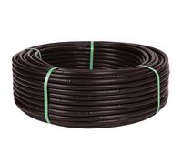 Dripline Haute Qualité Kit Irrigation goutte-à-goutte Espacement 33 cm 16mm (16mm/2.0 LPH, 50m+accessories, Noir)