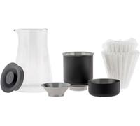 Dripper Set Porte-filtre en acier inoxydable Cafetière 0,6 l Filtre à café FELLOW