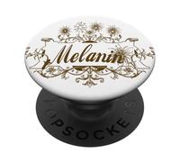 Drippin in Melanin Native African Heritage Brown Designed PopSockets PopGrip Adhésif