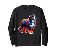 Dripping Paint Art Bernese Mountain Dog Berner Manche Longue