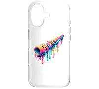 Dripping Paint Art Didgeridoo Yidaki Musician Coque pour iPhone 17