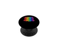 Dripping Paint Boombox Old School 80s Music Hip Hop PopSockets PopGrip Adhésif