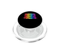 Dripping Paint Boombox Old School 80s Music Hip Hop PopSockets PopGrip pour MagSafe