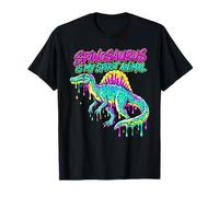 Dripping Spinosaurus is My Spirit Animal Drip Art T-Shirt