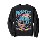 Dripping Stick and Puck Fit Respect The Drip Ice Hockey Sweatshirt