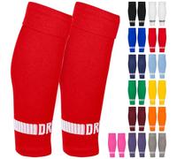 DRIPsox® 1 paire de chaussettes de football pour enfants, juniors, femmes et hommes - 1 paire de chaussettes de football avec maille confortable au mollet - Plusieurs couleurs - 3 tailles (S : 13C-3,5