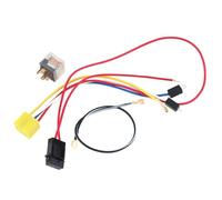 DriSentri Kit de faisceau de câblage de relais de klaxon, fils universels 12 V et relais pour klaxon pneumatique voiture/camion/véhicule