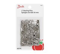 Dritz 40 épingles à nourrice, Taille 3, Finition Nickel