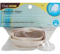 Dritz 44234 Fermeture Éclair en Nylon pour ameublement, crème, 61 cm