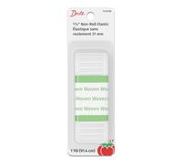 Dritz 9308 W Non-Roll élastique, Blanc, 1-1/10,2 cm
