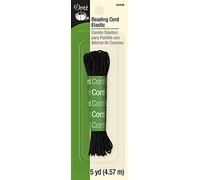 Dritz 9340B Cordon élastique pour Perles Noir 0,6 cm x 4,6 m