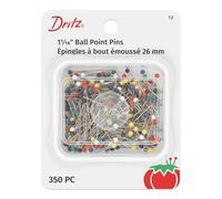 Dritz Épingles à pointe boule colorées Taille 17 - 350/pqt