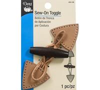 Dritz Coudre Toggle-Tan avec Bouton en Bois foncé, d'autres, Multicolore