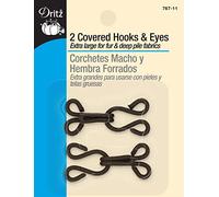 Dritz Couvert Crochets & Yeux - Marron - 2 CT.