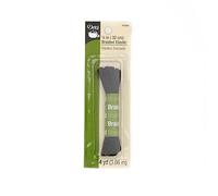 Dritz Élastique tressé, noir, 0,6 cm par 4 m
