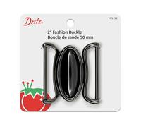 Dritz en métal Mode Boucle pour 2 Large Belt-Gunmetal