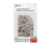 Dritz Épingles à nourrice en Acier nickelé, Tailles Assorties