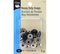 Dritz fermoirs très résistant en Laiton 5/8 7/Pkg-Navy