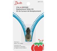Dritz Fix-A-Zipper for Coil Zippers-Gunmetal