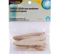 Dritz Home 44228 Fermeture éclair en laiton pour tissus d'ameublement Beige 76,2 cm