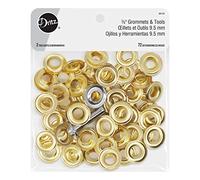 Dritz Œillets dorés de 9,5 mm avec œillets et outils de fixation.