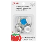 Dritz Kit de Boutons en Nickel, Taille 91,4 cm