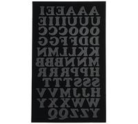 Dritz Lettres thermocollantes, noir, 3/4"