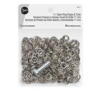 Dritz Lot de 2 anneaux ouverts en nickel Taille 16