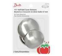 Dritz Lot de 2 Couvre-Boutons en Forme de Demi-Boule Multicolore 2,86 x 9,28 x 14,31 cm