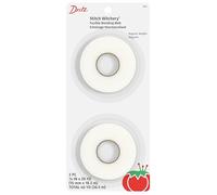 Dritz Lot de 2 toiles de collage, fer, blanc, 1,6 cm x 20 m