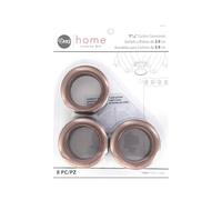 Dritz Lot de 8 œillets de Rideau en cuivre de 4,5 cm