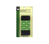 Dritz Lourd Stretch Ceinture en Tricot élastique 1-1/2-inch-by-1-1/3,7 m, Noir