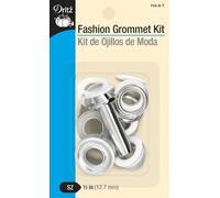 Dritz Mode Grommet kit 1/5,1 cm -8 CT. + Outils 1/5,1 cm -8, Noir