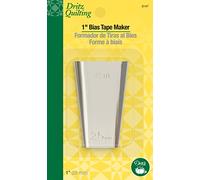 Dritz Ruban Biais matelassé - 2,5 cm, Argent, 2,54 cm