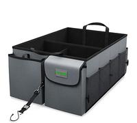 Drive Auto Products Organiseur de Voiture Rangement avec Sangle d'arrimage - Idéal pour Un Rangement soigné et comme Coffret d’Entretien - Sac de Voyage Pliable et antidérapant