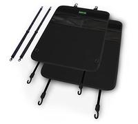 Drive Auto Products Protecteur de siège de Voiture pour bébé avec Tapis de Chien Pack de 2 Noir