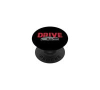 Drive Cool Fast Sports Car Racing Drift Driver PopSockets PopGrip Adhésif