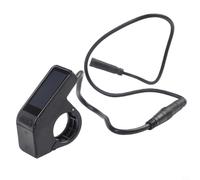 Drive Display SW102 Écran LCD pour vélo électrique BBS01 Compteur de vitesse étanche IPX5 avec niveau PAS et indicateur de batterie Noir