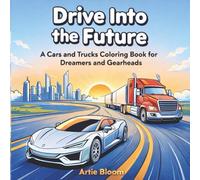 Drive Into the Future : A Cars and Trucks Coloring Book for Dreamers and Gearheads: Futuristic Cars, Concept Vehicles, and Off-Road Adventures - 50 Creative Designs to Relax and Color