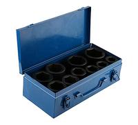 Drive Jeu de Douilles ¨¤ Chocs Profonds, 10 Pi¨¨ces Jeu D'¨¦crous de Cl¨¦ de 1 Pouce Douille Poids Lourd en Acier au Chrome-Vanadium, Douille ¨¤ Impact Profond Drive, 36/38/41/46/50/22/27/27/30/32 mm