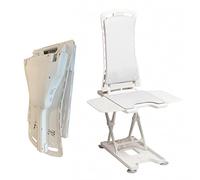 Drive Medical Bellavita 2G Élévateur de baignoire avec housse classique Blanc Lifter ergonomique pour personnes âgées Réglable électroniquement avec commande flottante